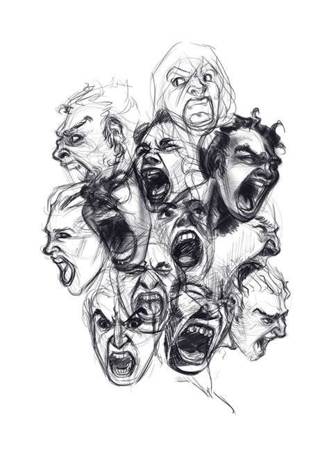 How To Draw Screaming Faces A Tutorial Javi Can Draw