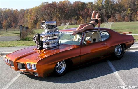 Blown Gto Judge With Girl Photo Detail Muscle Cars