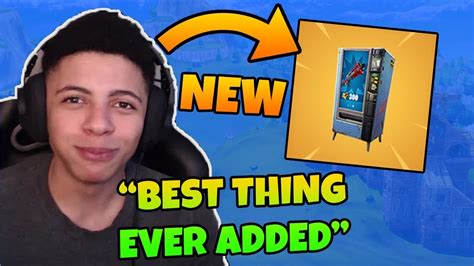 Myth Reacts To New Vending Machine Fortnite Funny Moments Youtube