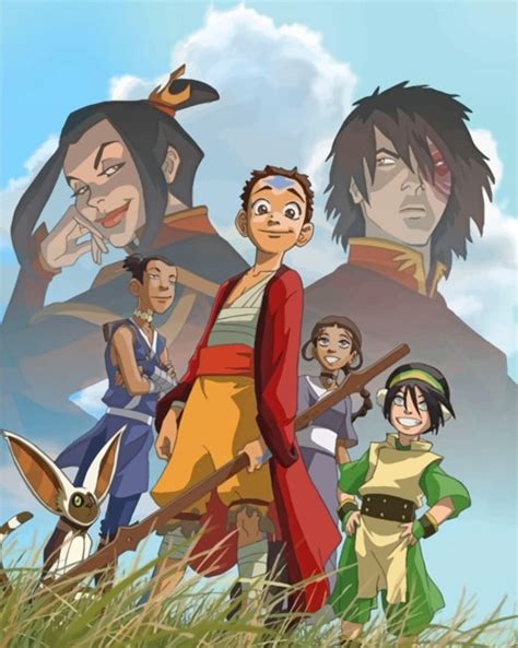 Avatar The Last Airbender Squad Anime New Paint By Numbers