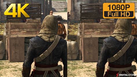 4k Vs 1080p Graphics Comparison Assassins Creed 4 Black Flag