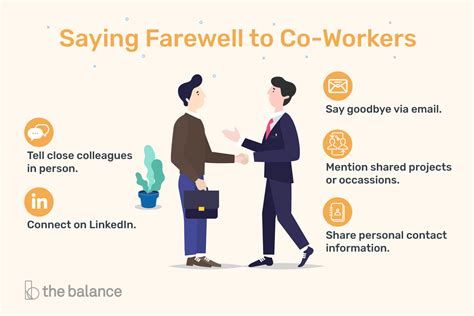 A farewell letter to coworker who is leaving is a message sent to someone you work with but who is leaving the company to wish them all the best in their next venture. Tips for Saying Goodbye When You're Leaving Your Job