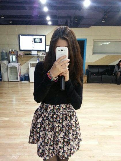 백예린 Gurl Floral Skirt Skater Skirt Korean Celebs People Skirts