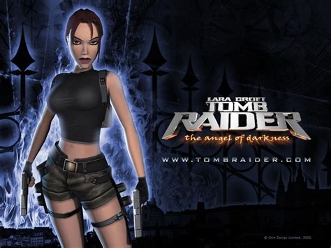 Lara Croft Tomb Raider The Angel Of Darkness 2003 Promotional Art