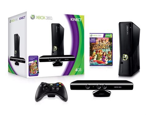 Consola Xbox 360 Con Kinect 4 Gb 3 Juegos100 Wifi Original 3699