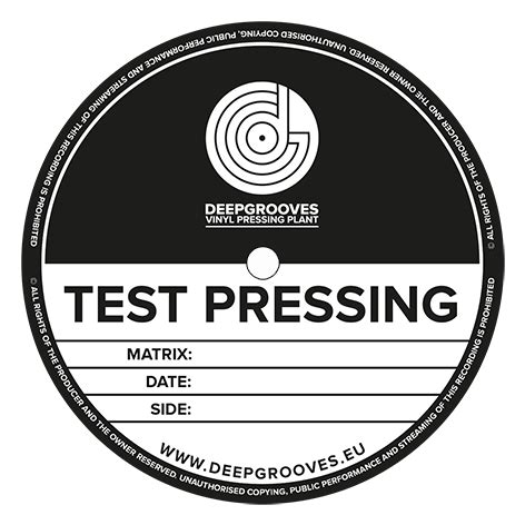 Deepgrooves-Test-Pressing-Label-Small - Deepgrooves Vinyl Pressing Plant