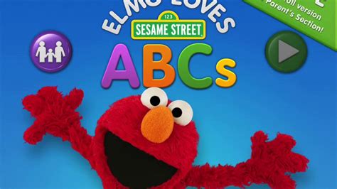 Elmos Abc Sesame Street Toddlers App Youtube