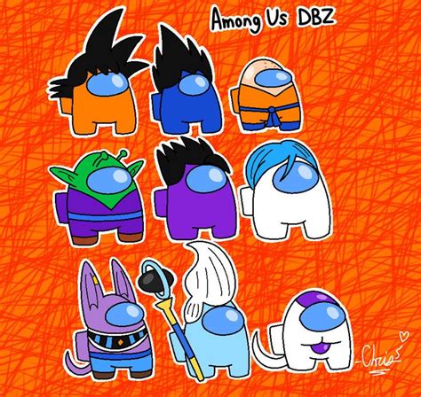 Among Us Dbz By Cdgzilla9000 On Deviantart Dbz Deviantart Anime