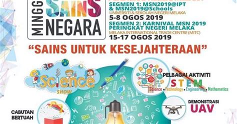 The 2019 minggu sains negara (2019 msn) is themed 'science for wellbeing. Minggu Sains Negara 2019 Negeri Melaka - Munaz Bagus