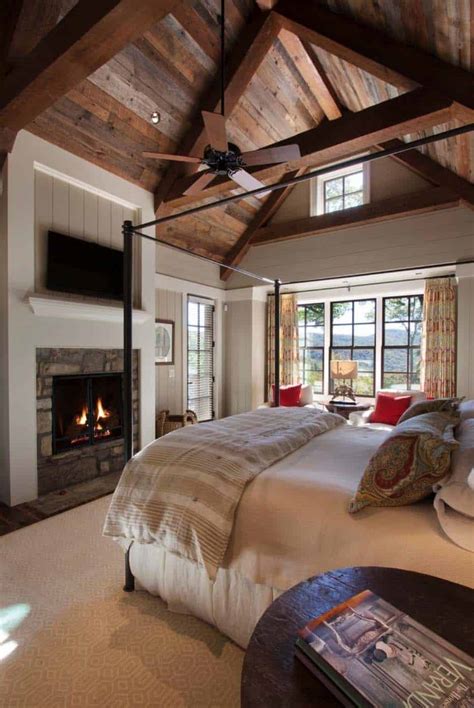 Your bedroom is should be comfortable. 33 Stunning master bedroom retreats with vaulted ceilings