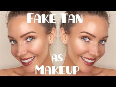 Fake Tan As Makeup Eyes Lips Contouring All With Fake Tan Stephanie Lange Fake Tan