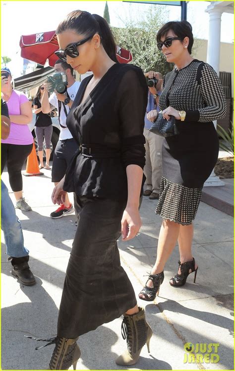 kim kardashian goes shopping for bikinis with mom kris jenner photo