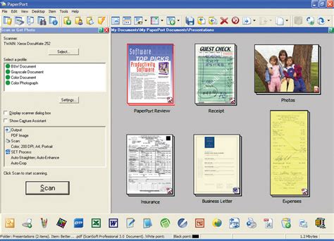 Top Software ScanSoft PaperPort OLD VERSION