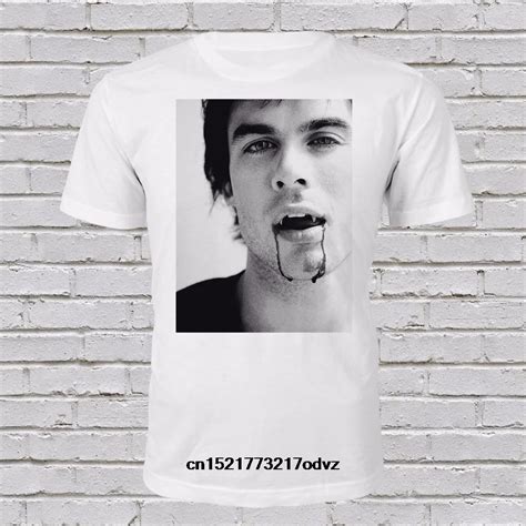 Men T Shirt Damon Salvatore The Vampire Diaries T Shirt Funny T Shirt