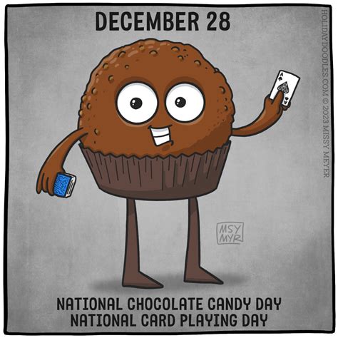 December 28 Every Year National Chocolate Candy Day National Card