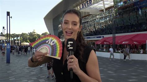laura robson joins fans celebrating glam slam and lgbtqi rights at australian open eurosport