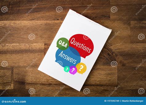 Qanda Questions And Answers Stock Image Image Of Computer Help