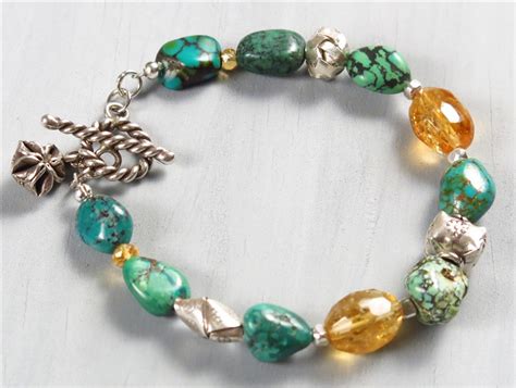 Handmade Nevada Turquoise Bracelet Rare Handmade Jewelry