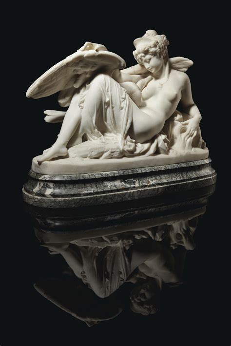 Albert Ernest Carrier Belleuse French 1824 1887 Léda Et Le Cygne Leda And The Swan