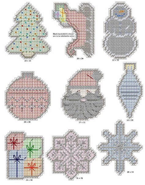 Free Printable Plastic Canvas Christmas Ornament Patterns Printable