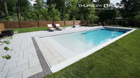 Grace Beach Entry Fiberglass Pool Design Thursday Pools Beach Entry