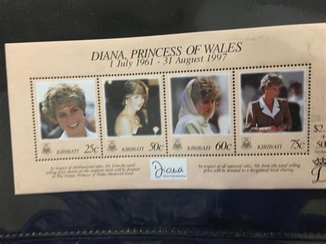 sold price princess diana 1961 97 rare stamps may 5 0120 9 00 am edt