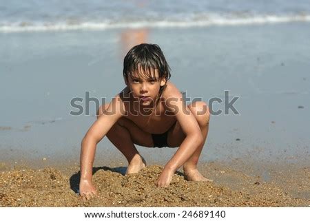 Summer Babe Babe Naked His Shorts Stock Photo Shutterstock