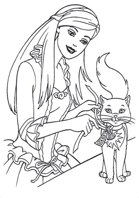 Hundreds of barbie coloring pages. Get This Kids' Printable Barbie Coloring Pages Free Online ...