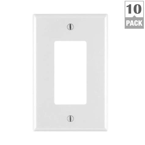 Wall Plate Midway Rocker Switch Plates Cover Nylon White Decora 1 Gang