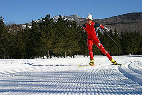 Cross Country Skiing Mont Tremblant Laurentian Mountains Quebec Canada
