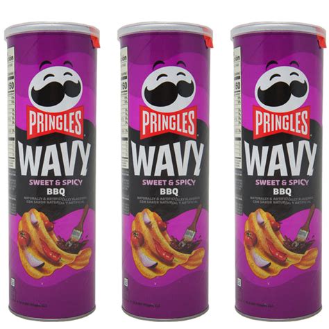 Pringles Wavy Sweet And Spicy Bbq 55 Oz