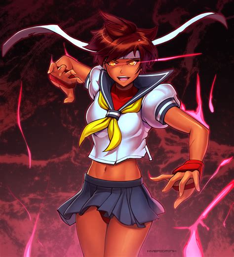 Dark Sakura By Hybridmink Tekken X Street Fighter Street Fighter Alpha