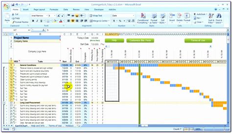 Project Management Plan Template In Ms Excel Microsoft Office Templates