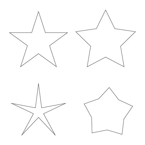 Free Printable Star Stencils