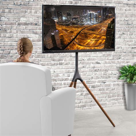 Tripod Tv Display Portable Floor Stand Height Adjustable Studio Mount