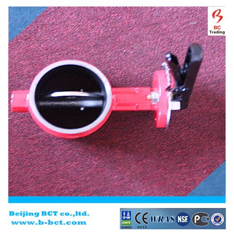 High Performance Clamp Butterfly Valve For Fire Fighting BCT GBFV China Wafer Type Butterfly
