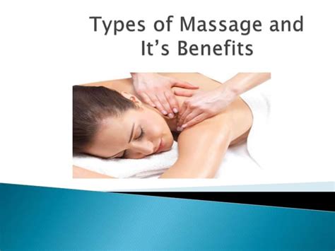 Types Of Massage And Its Benefits Dr Nova Law