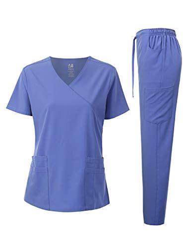 Reviews For Dagacci Medical Uniform Womens 4 Way Stretch Fitted Y Neck