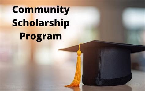 Community Scholarship Program 2022 2023