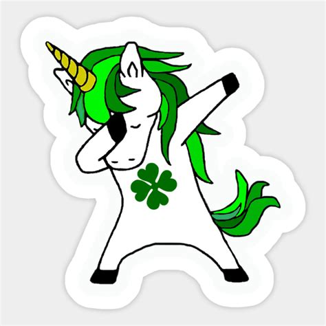 Dabbing St Patricks Day Shamrock Unicorn Leprechaun St Patricks Day