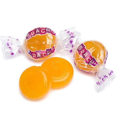 Brachs Butterscotch Hard Candy Discs 65lb Bag Candy Warehouse