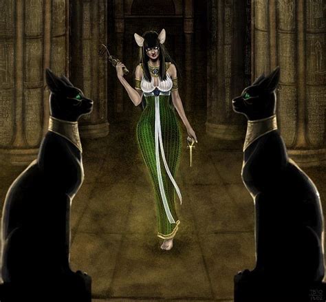 Bastet Egyptian Cat Goddess Egyptian Women Egyptian Mythology