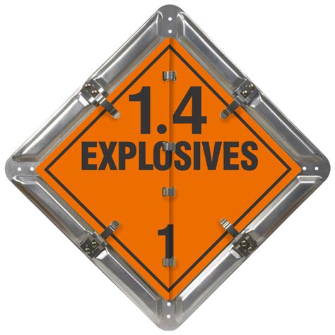 Explosives Flip File Placard Kit Australian Stock