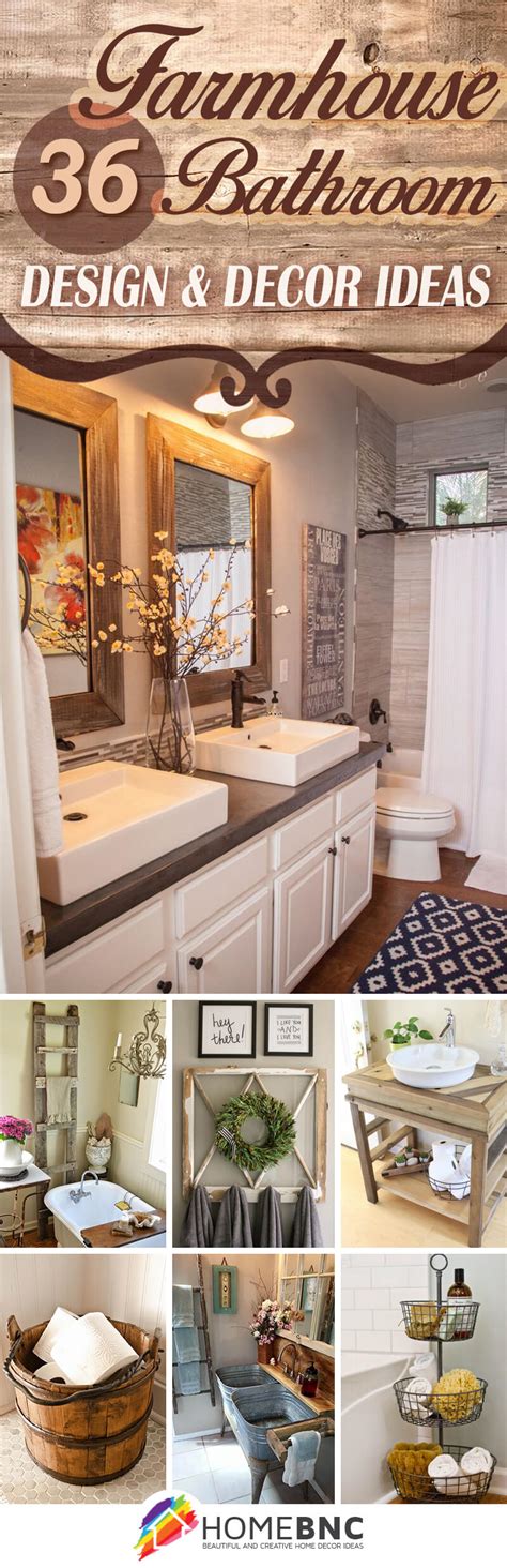 In the spirit of farmhouse style, you could always install shiplap in your bath. 36 Best Farmhouse Bathroom Design and Decor Ideas for 2020