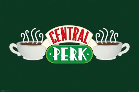 Friends Central Perk Poster Print X In Friends Poster