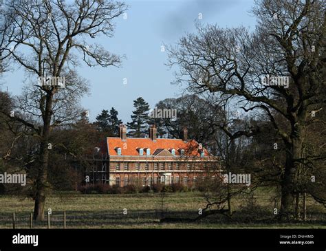 Anmer Hall Kate And William Home In Norfolk Anmer Nortfolk Stock