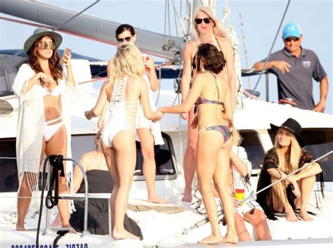 Julianne Hough And Nina Dobrev In Bikini At Yacht 71 GotCeleb