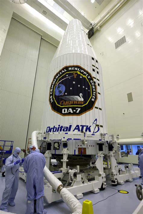 Cygnus Module In Place Atop Atlas V Dress Rehearsal Today Northrop Grumman