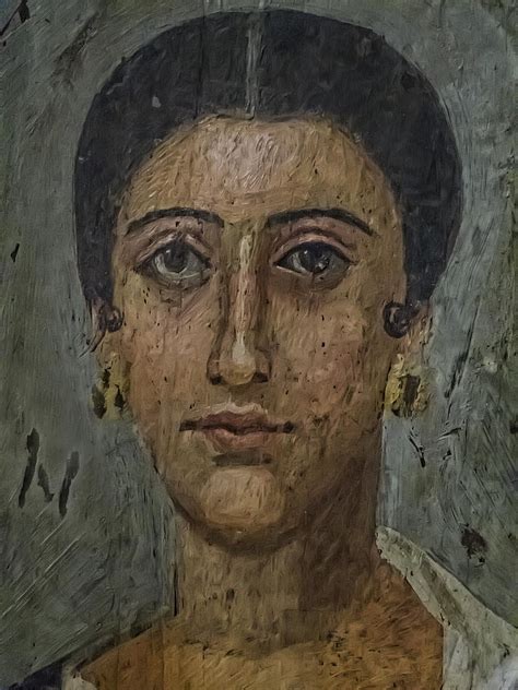 Encaustic Mummy Portrait Of A Noblewoman Egypt Roman Perio Flickr