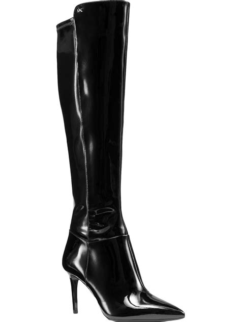 Michael Kors Womens Dorothy Flex Over The Knee Boots Black 65 Medium Bm